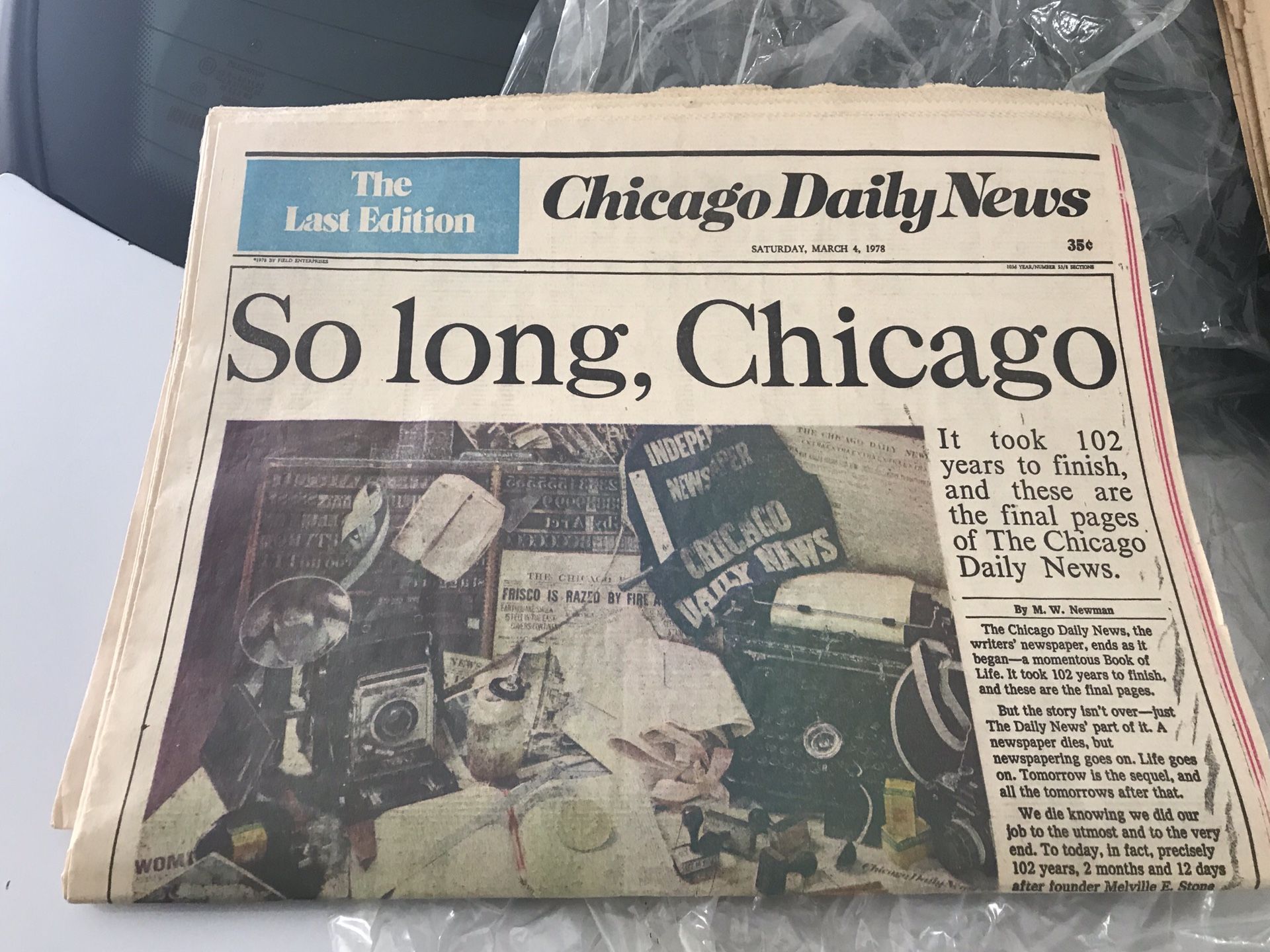 3 Chicago daily news papers