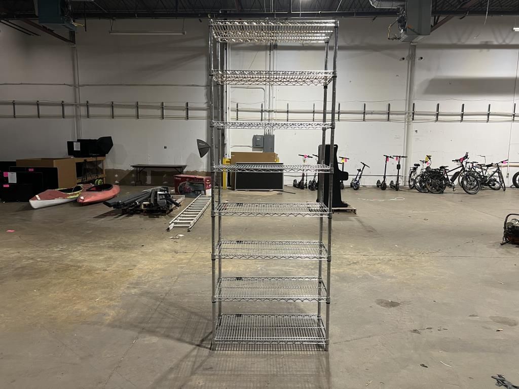 Uline NSF 8-Tier Wire Shelving Unit