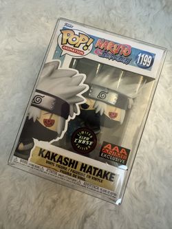 Funko Pop! Naruto Shippuden Kakashi Hatake 1199 Limited Glow Chase AAA Anime Exclusive