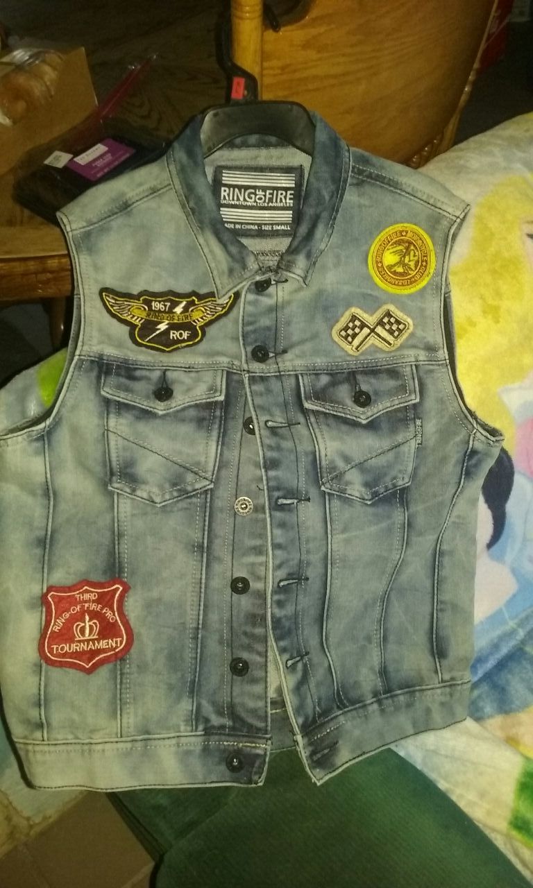 Boys jeen vest size 10