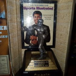 MUHAMMAD ALI Fine Pewter 1990s SPORTS ILLUSTRATED STATUE 🔥