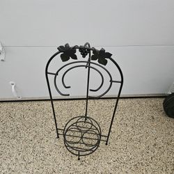 Wrought Iron Wine Rack