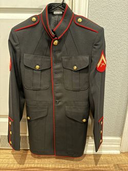 USMC Dress Blues Coat - 36S