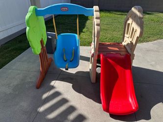 Baby slide/swingset