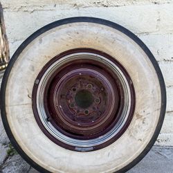 Vintage Ford Wheel With Denman 7.00-16