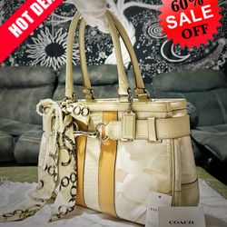 Vintage Y2K Coach Soho Shoulder Bag Tote Handbag 