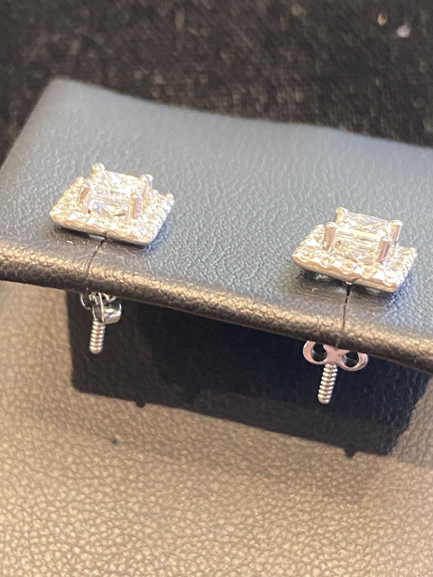 Natural Diamond Stud Earrings