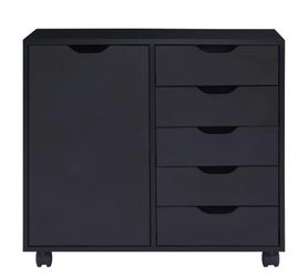 Brown storage cabinet