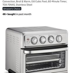 Cuisinart Air Fryer Toaster Oven