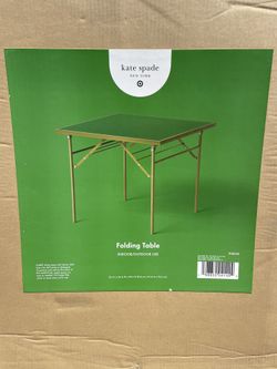 Kate Spade Square Green Folding Table 