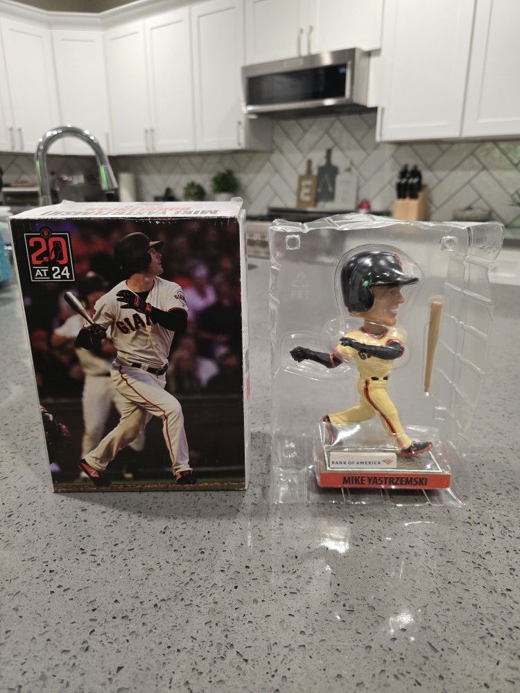 2020 Mike Yastrzemski 20 at 24 San Francisco Giants SGA Bobblehead - Brand New in Box.