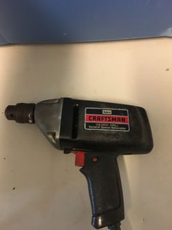 Electrical hand drill 3/8, Craftman