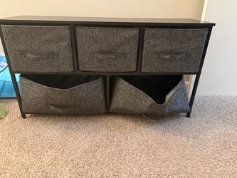 5-Drawer Fabric Storage Dresser Organizer