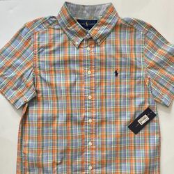 NEW WITH TAG RALPH LAUREN SHIRT FOR BOYS SIZE 3/3T