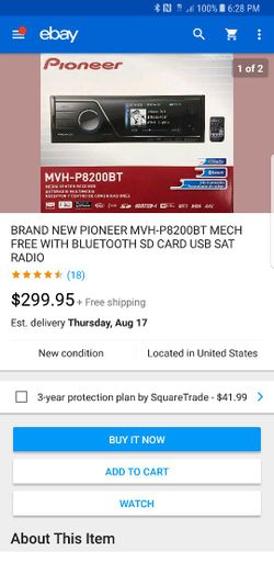 Pioneer Bluetooth radio