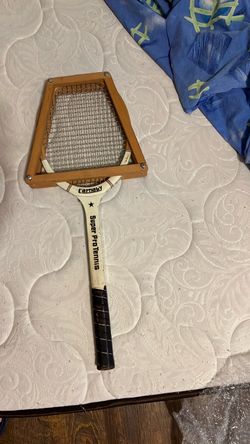 Wooden tennis Racquet(Carnaby Super Pro Tennis)