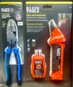 Klein Tools Lineman's Pliers & Circuit Breaker Finder Bundle