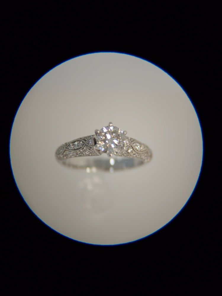 White Gold Diamond Engagement Ring