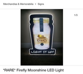 Firefly Moonshine “Light It Up” LED Light