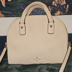 Kate Spade Dome Satchel – Cream/Blush – Great Condition