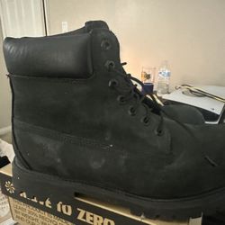 Black Timbaland Boots 