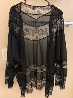2x lace kimono