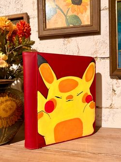 Pikachu Painted Top Loading Binder