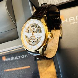 Hamilton Jazzmaster Skeleton Dial Watch