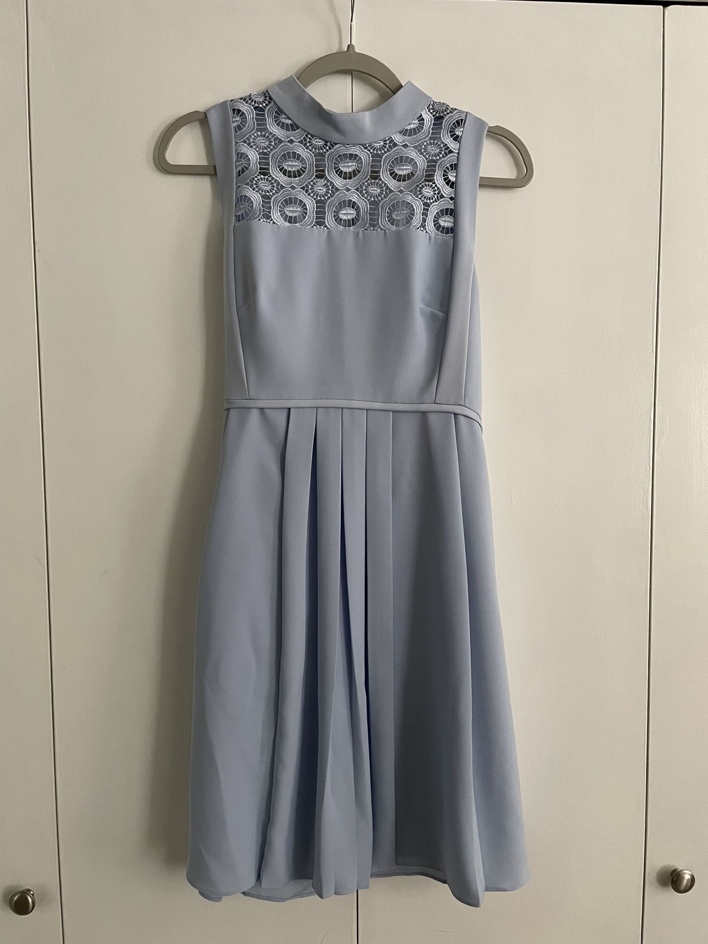 Ted Baker Abequa swing dress Pale Blue