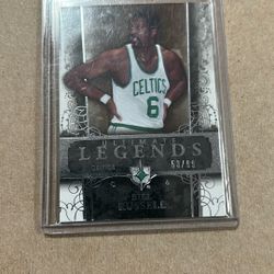 BILL RUSSELL 2006-07 ULTIMATE COLLECTION LEGENDS #53/99! BOSTON CELTICS!