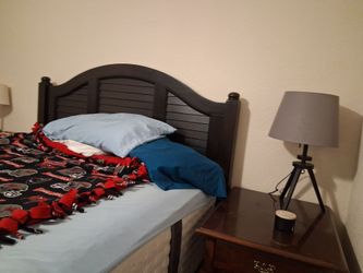 2 night stands and a head board,foot board