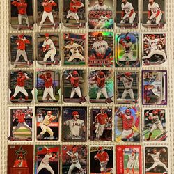 Los Angeles Angels 30 Card Baseball Lot! Rookies, Prospects, Refractors, Prizms, Parallels, Short Prints, Variations & More!