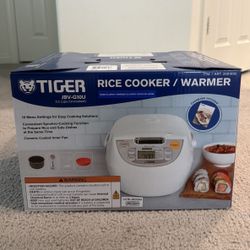 Tiger 5.5-Cup Rice Cooker And Warmer