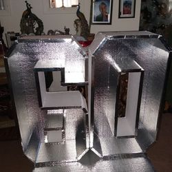 4ft 3D letters for balloons and lights