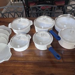 Princess House White Ceramic Cookware