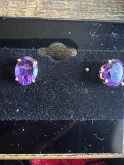 Women’s Amethyst Earrings