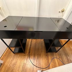 Black Office Desk Table 