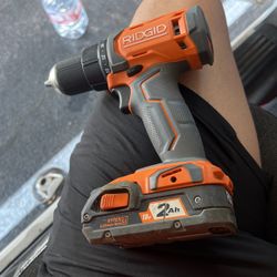 Ridgid Drill With Battery 