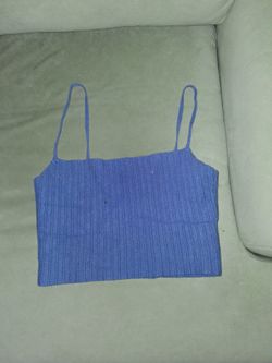 Purple crop top