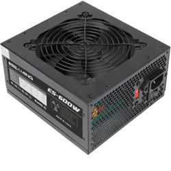 ESGAMING 600W ATX Power Supply with Auto-Thermally Controlled 120mm Fan ATX Gaming Power Supply PSU