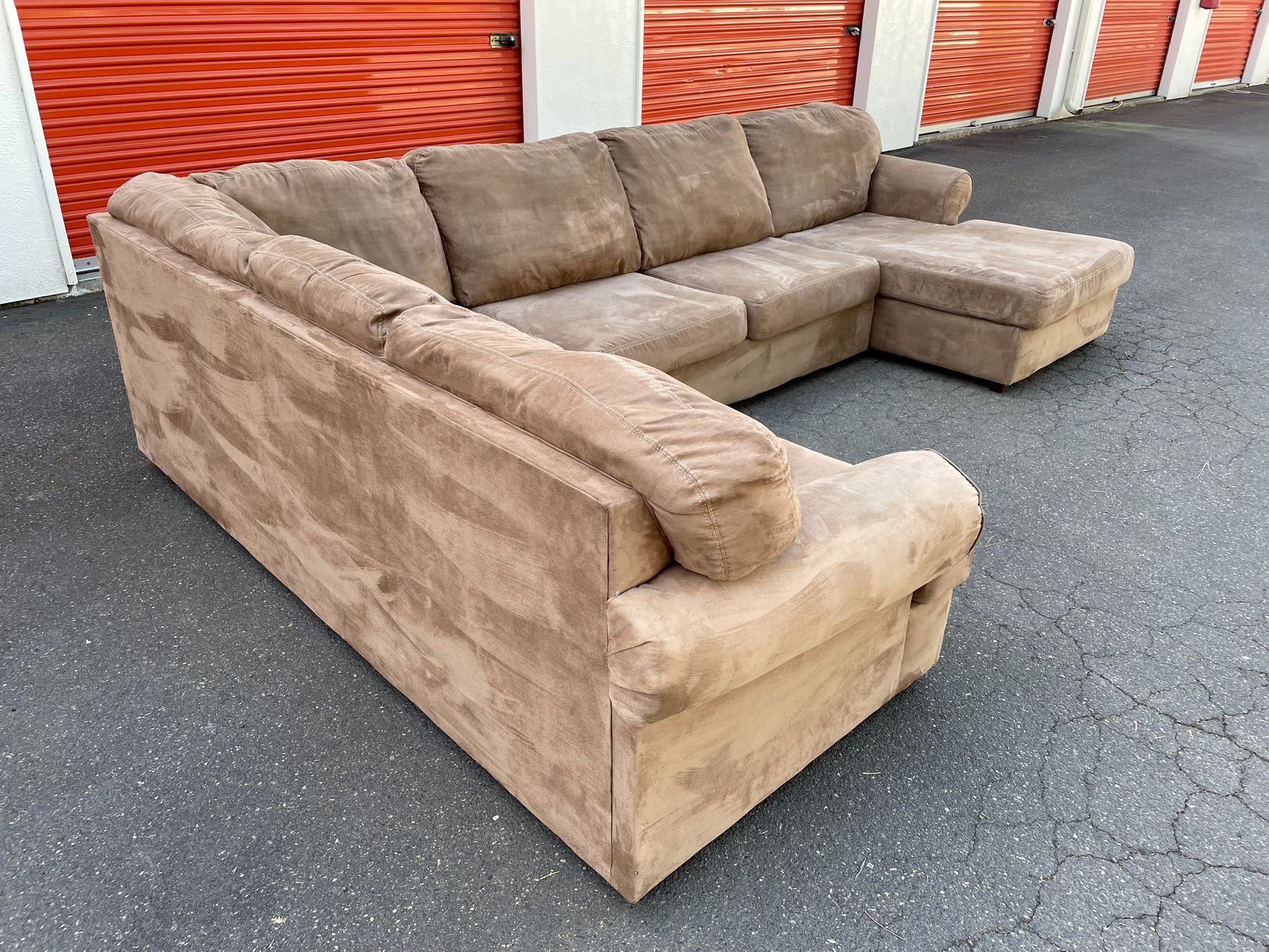 Big Tan Sectional Sofa