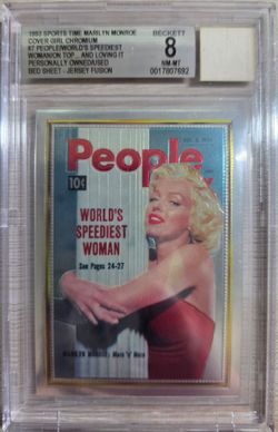1993 Sports Time Marilyn Monroe Cover Girl Chromium