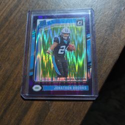 JONATHON BROOKS. FOOTBALL CARD.