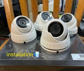 4 CAMARAS D SEGURIDAD-SURVEILLANCE SYSTEMS🔥SPECIAL DEAL🔥 