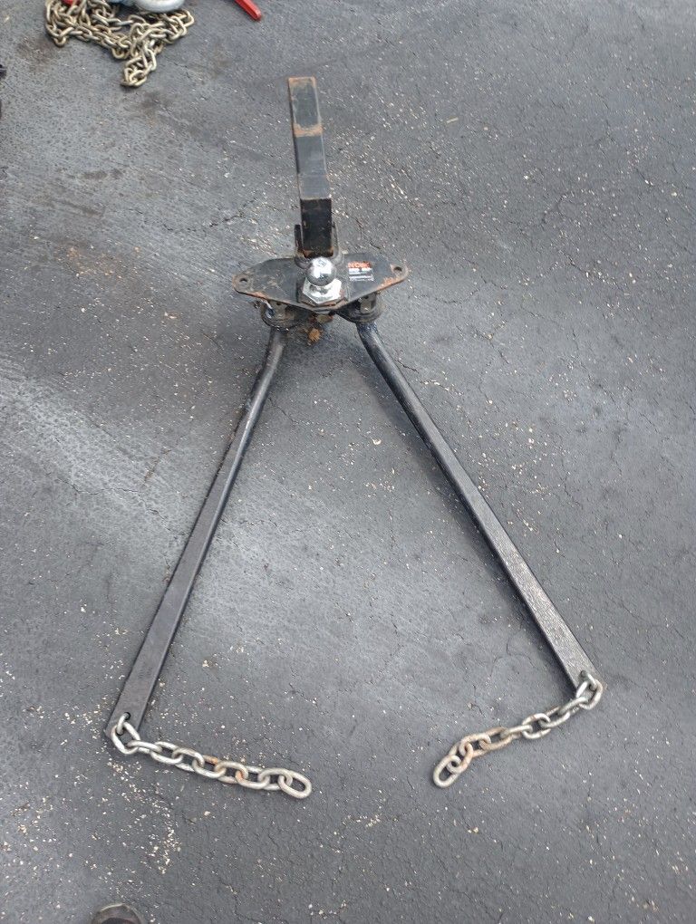CURT TRAILER HITCH WITH STABILIZER