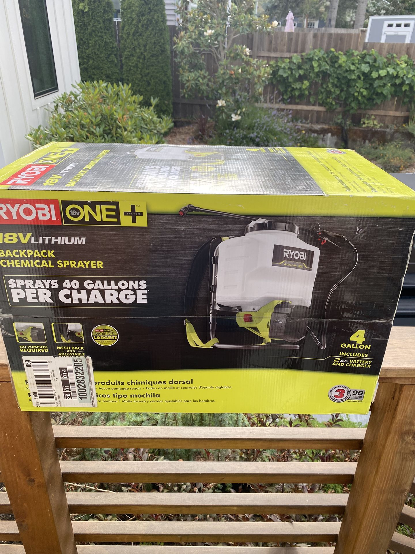 Robyn Back back Sprayer New In Box