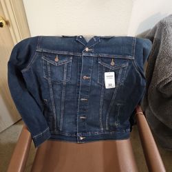 Large Signature By Levi Strauss Jean Jacket