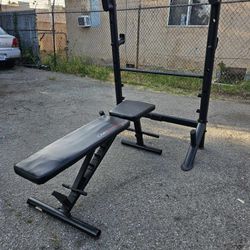 WEIGHT BENCH WITH RACK