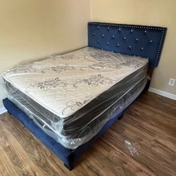 Full Bundle Deal. Bed X Matttress X Box Spring 