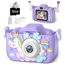 Unicorn Themed Kids Camera 